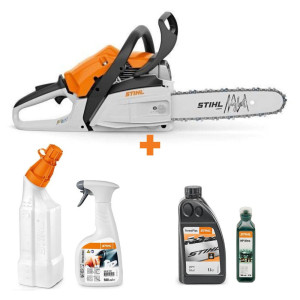 STIHL MS 212 PM3 35cm – pojemnik do mieszanki, spray i zestaw olei