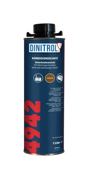 Bitumiczna Powłoka Do Podwozia Dinitrol 4942 Brązowy 1l