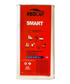 Lakier Samochodowy Bezbarwny Redcar Smart 2+1 (komplet 7.5l)