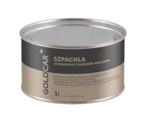 Goldcar+ Szpachla Ultralekka Z Włóknem Węglowym 1000ml Z Utwardzaczem