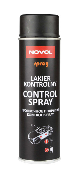 Lakier Kontrolny Novol Control Spray Czarny 500ml Spray