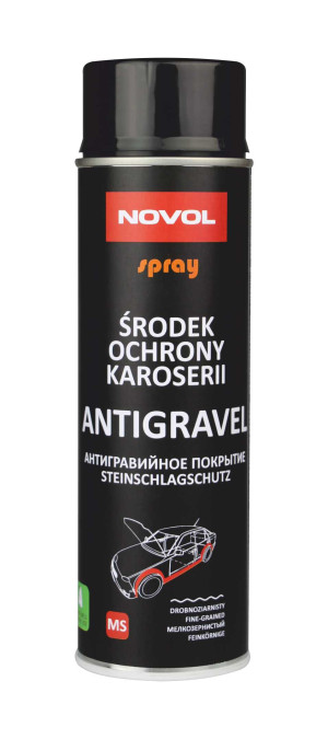 środek Ochrony Karoserii Novol Antigravel Ms Czarny 500ml Spray