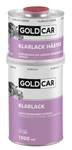 Lakier Samochodowy Bezbarwny Express Goldcar  Kpl. 1,5l