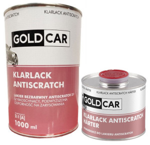 Lakier Samochodowy Bezbarwny Goldcar Antiscratch 1,5l Kpl