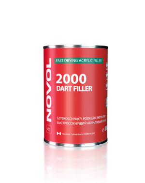 Novol 2000 Dart Filler Szybkoschnący Podkład Akrylowy Biały 800ml