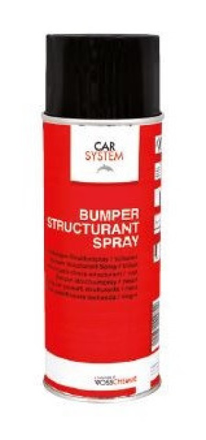 Farba Bumper Structurant Spray Czarny Carsystem 400ml