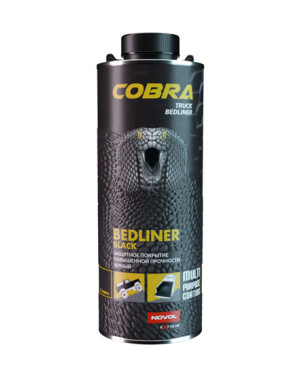 Novol Cobra Dwuskładnikowa Poliuretanowa Powłoka Ochronna Czarny 600ml
