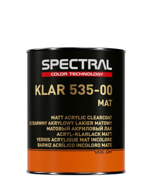 Lakier Samochodowy Novol Spectral Klar 535-00 Mat Lakier Samochodowy Bezbarwny Akrylowy 1l Kpl