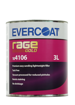 Evercoat Rage Gold Evercoat Szpachla Szpachlówka Uniwersalna Lekka 3l Z Utwardzaczem