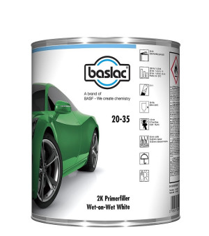 Baslac Primerfiller Biały 20-35 2k Podkład Mokre Na Mokre 3l