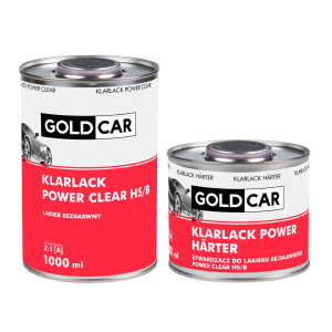 Goldcar Lakier Samochodowy Bezbarwny Power Clear Hs/b 1,5l Kpl