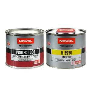 Novol Protect 360 Podkład Epoksydowy Czarny 1:1 0,4l + 0,4l Kpl