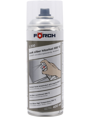 Wysokojakościowy Lakier Termiczny Spray Srebrny Forch L230 400ml