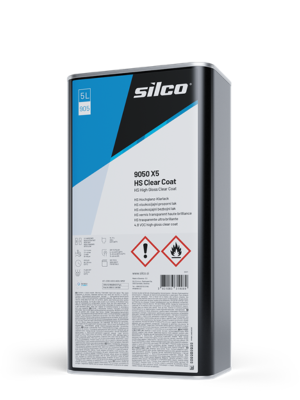 Lakier Samochodowy Bezbarwny Akrylowy Hs Silco 9050 X5 Clear Coat 2:1 5l
