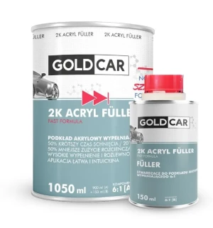 Podkład Akrylowy 2k Szybki Goldcar 6:1 Szary 1050ml Kpl