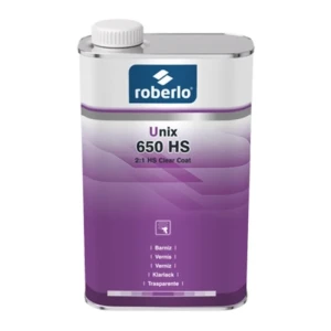 Lakier Samochodowy Bezbarwny Ultra Szybki Roberlo Unix 650hs 1l