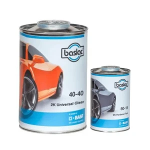 Lakier Samochodowy Bezbarwny Hs Baslac 40-40 Utwardzacz 50-15 1.5l Zestaw