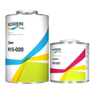 Lakier Samochodowy Bezbarwny Hs Norbin N15-020 Utwardzacz N75-021 1.5l Zestaw