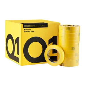 Taśma Maskująca Q1 Premium, żółta 18mm X 50 M