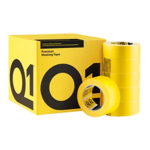 Taśma Maskująca Q1 Premium, żółta 48mm X 50 M