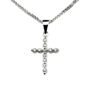 Zawieszka 0.10 ct z diamentem z białego złota Z0402BB