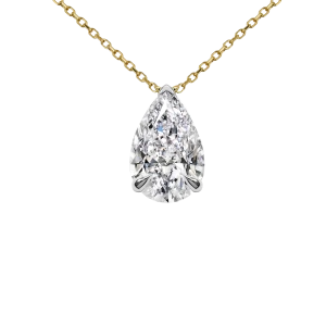 Zawieszka z diamentem laboratoryjnym 1.00 ct z żółtego złota N0810ZB
