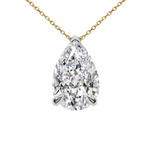 Zawieszka z diamentem laboratoryjnym 3.00 ct z żółtego złota N0812ZB