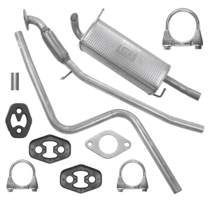 Zestaw tłumików Ford Fiesta 5 V MK5 od 2001 do 11/2005 1.25 1.4 Hatchback