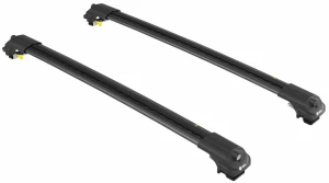 Aluminiowy bagażnik (belki) dachowe Turtle Black do Mitsubishi Space Wagon 3 III minivan Wagon (od 1999 do 2003)