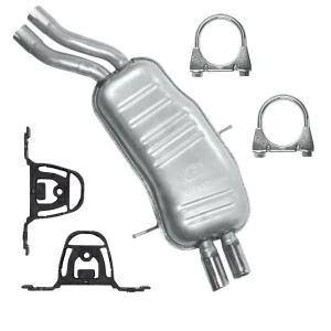 Tłumik końcowy BMW Seria 3 E46 od 1998 do 02/2005 2.2 2.5 3.0 Sedan Kombi Touring Coupe