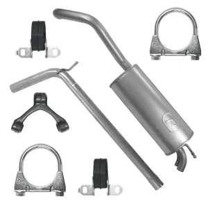 Zestaw tłumików Volkswagen Polo 4 IV 9N od 2003 do 11/2009 1.9 TDI Hatchback