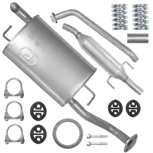 Zestaw tłumików Toyota Corolla 9 IX E12 od 2004 do 02/2007 1.4 1.6 Sedan Kombi