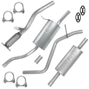 Zestaw tłumików Dacia Dokker 1 I od 2012 do 2021 1.2 TCE Van