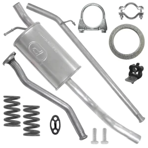 Zestaw tłumików Renault Twingo 2 II od 2007 do 12/2011 1.2 1.5 dCi Hatchback