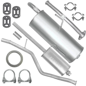 Zestaw tłumików Peugeot 206 CC 01.1998-12.2009 1.6 CC Cabrio