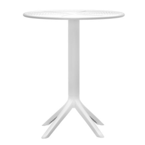 Stół stolik Lacota okrągły 60 cm biały