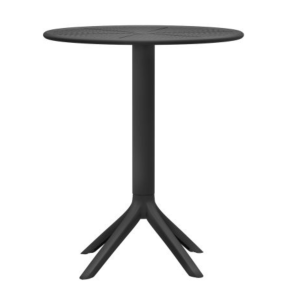 Stół stolik Lacota okrągły 60 cm czarny