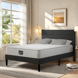 Other Matras 160x25 cm pinveer, hardheid H3, koude mousse matras 7 zones, ergonomisch, ademend, Wit Blanc-140x200cm