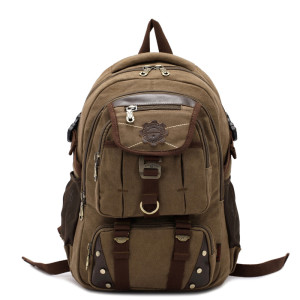 IGETBAG Neue mode für männer rucksack vintage leinwand rucksack schule tasche männer reisetaschen große kapazität reise 14 ''laptop rucksack tasche