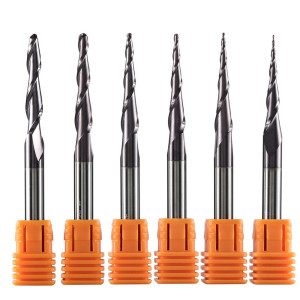 DREANIQUE 1 stks Vhm Gecoat Taper Kogelfrees CNC Frees Frezen voor Hout en Frezen voor Metalen Frees