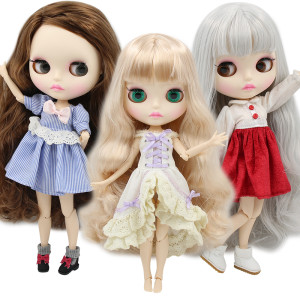 ICY DBS blyth puppe 1/6 joint körper weiß haut spielzeug angepasst puppe 30cm bjd gelegentliche augen farben anime spielzeug mädchen geschenk