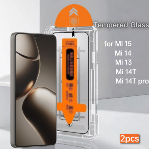 panbon 2 Stück Displayschutzfolie für Xiaomi 15 13 14 14T Pro HD gehärtetes Glas