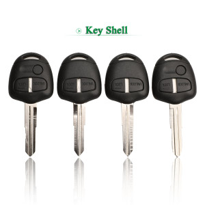 NONE Bilchave 2/3 Tasten Fernbedienung Auto schlüssel shell Für Mitsubishi Lancer EX Evolution Grandis Outlander Fall Mit MIT8/11 Klinge