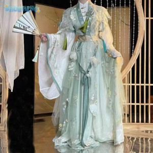 NONE Shi Qingxuan Heaven Official's Blessing Cosplay-Kostüm im chinesischen Stil, glamouröses Hanfu-Set, Halloween-Party, Damen- und Herrenuniform