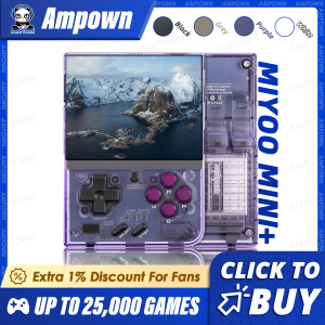 MIYOO Mini Plus Tragbare Retro Handheld Spielkonsole V2 Mini + IPS Bildschirm Klassische Videospielkonsole Linux System Kinder Geschenk