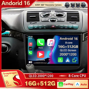 RSNAVI Android 16 Für Benz Vito 2 Viano 2 W639 2003-2015 2K QLED Android Autoradio Multimedia Videoplayer GPS Stereo CarPlay Head Unit