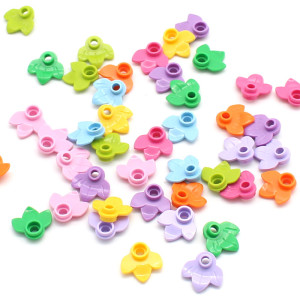 monkey man 100 stücke MOC 32607 Anlage Platte Runde 1x1 Blätter Kürbis Baum DIY Erleuchten Bausteine Kompatibel Kinder diy Ziegel Spielzeug