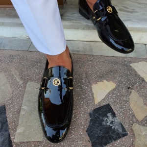 Pefect By Neue schwarze Slipper Männer Slip-On Round Toe Mode Herren Kleid Schuhe versand kostenfrei Hochzeits schuhe für Männer Größe 38-47