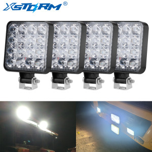 NONE Arbeitslicht LED Lauflichter Bar Offroad 4X4 Scheinwerfer 12V 24V Für Jeep Lkw Auto Motorrad Traktor SUV ATV LED Scheinwerfer