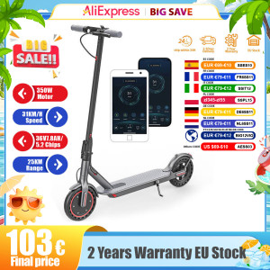 TX01 elektrische scooter voor volwassenen 7,8 Ah 350 W krachtige motor tot 31 km/u snelheid Smart APP elektrische scooter met 5,2 chips JUICEASE TX01